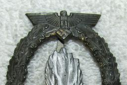 Kriegsmarine Minesweeper Badge-"R.K. Maker Marked