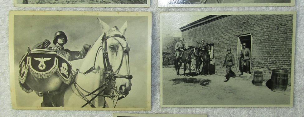 5pcs-Original Nazi SS Police Photo Post Cards