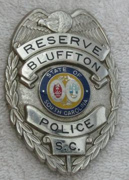 Ca. 1950-60's "BLUFFTON, S.C. RESERVE POLICE" Badge