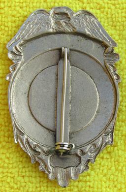 Rare Ca. 1940's State Of Indiana National Tube Co., Gary Works Security Guard Badge-#ered