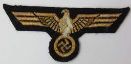 2pcs-WW2 Kreigsmarine EM Breast Eagle-Officer's Small Size Brocade Belt Buckle