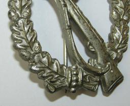 Infantry Assault Badge In Silver-W.H. Maker Marked For Wilhelm Hobacher