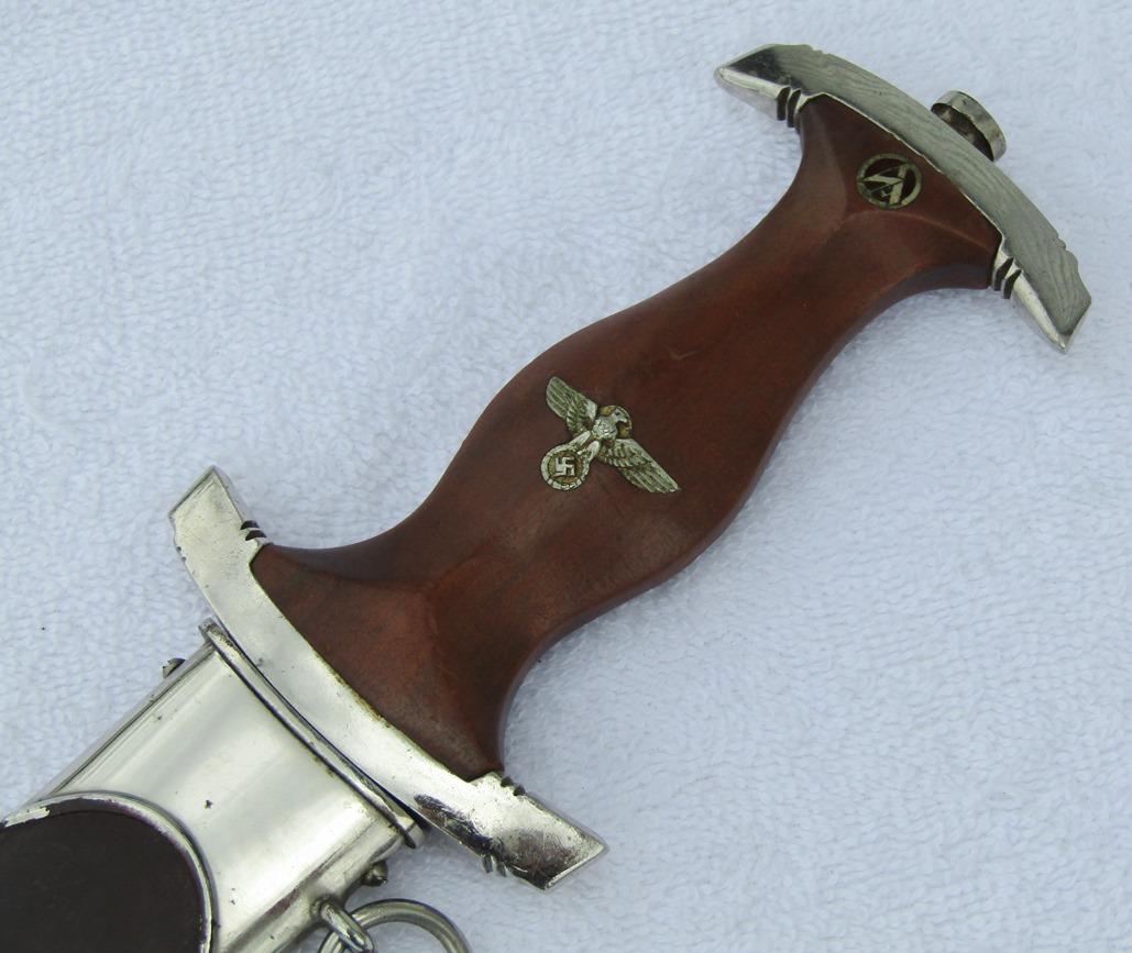 SA Dagger With Scabbard-RZM M7/19 1938 (Ed Wusthof) Maker Marked