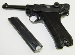 Mauser Code "S/42" 1939 Dated Luger 9mm Pistol. Early Variation E/63 Proofs. Clip/All Numbers Match