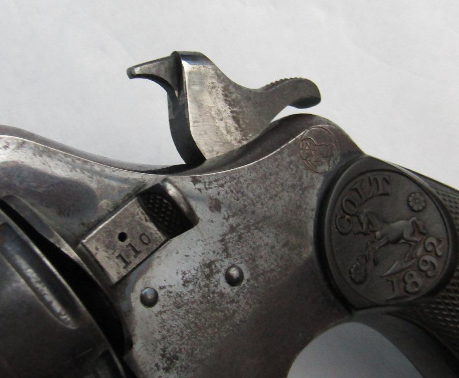 Colt Model 1892 DA. 38 Long Barrel Revolver-Commercial Model