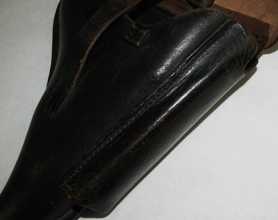 1932 Dated German Police Issue Luger Holster With Matching Numbers On Holster And Tool