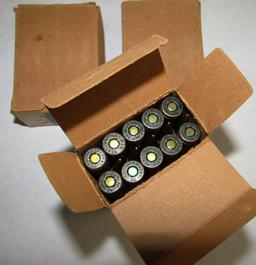 3 Boxes (45 Rounds Total Count) 1940 Dated Mauser Rifle 8mm Ammo