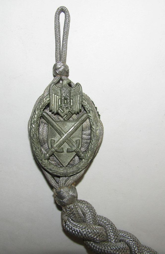 Wehrmacht 2nd Type Grade 1 Marksmanship Lanyard