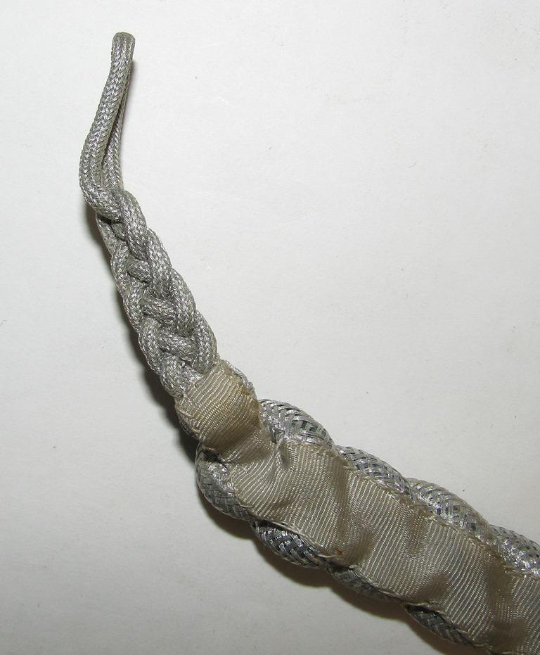 Wehrmacht 2nd Type Grade 1 Marksmanship Lanyard