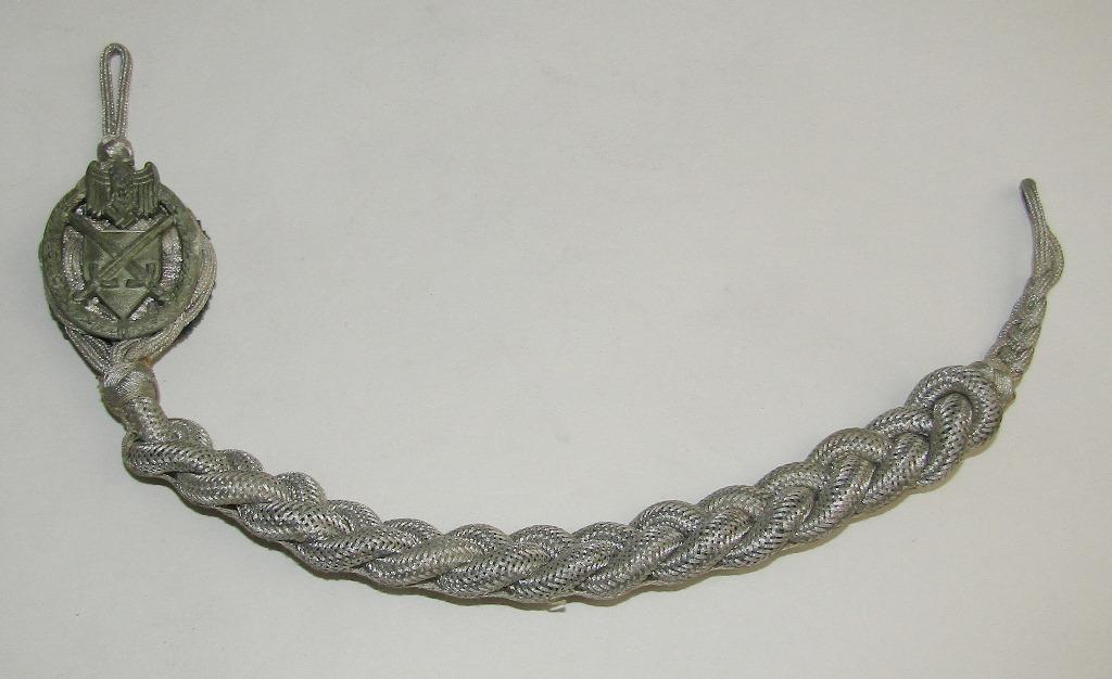 Wehrmacht 2nd Type Grade 1 Marksmanship Lanyard