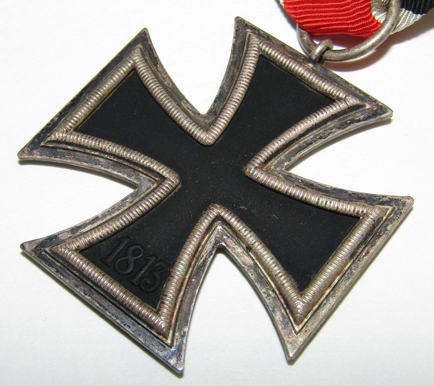 WW2 Iron Cross 2nd Class With Ribbon-"65" Maker For Klein & Quenzer, Idar/Oberstein