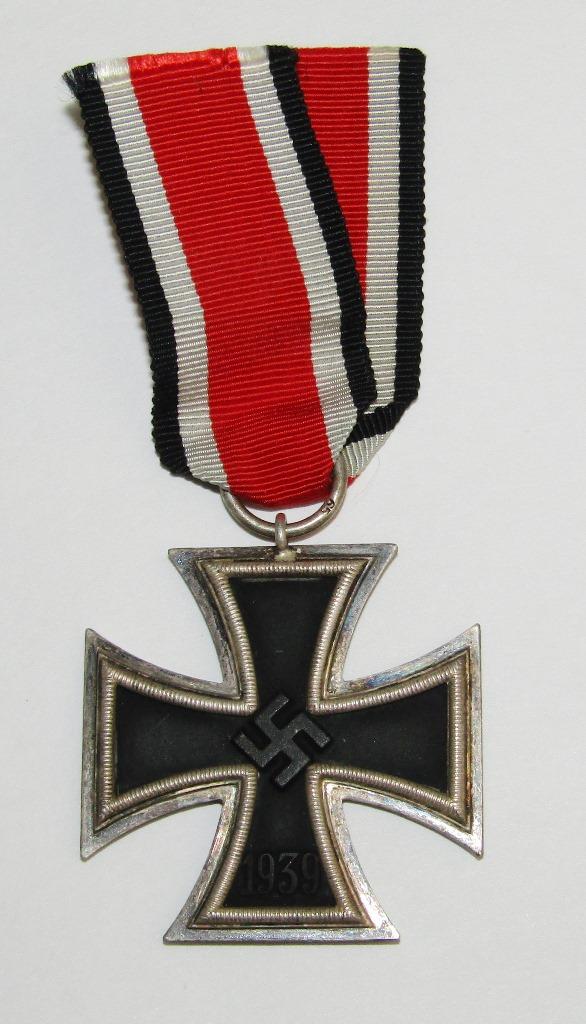 WW2 Iron Cross 2nd Class With Ribbon-"65" Maker For Klein & Quenzer, Idar/Oberstein