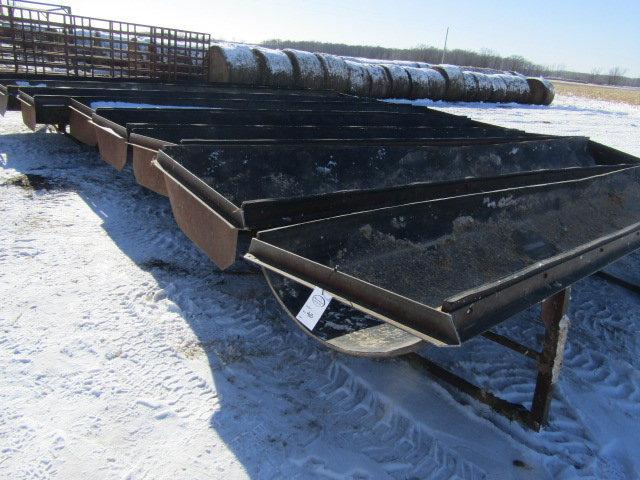 Pierz Fab 20 Ft. Steel Frame Belt Style Feed Bunks