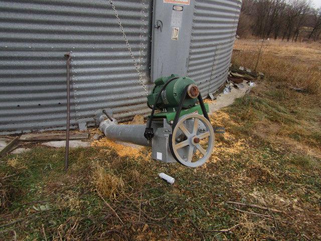 Baughman 20,000 Bushel +/- Grain Bin. Stub Unloading Auger, Removal Date 9-