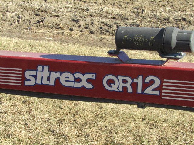 Sitrex Model QR-12- 12 Wheel V Rake on Hydraulic Front Fold Cart, Purchased