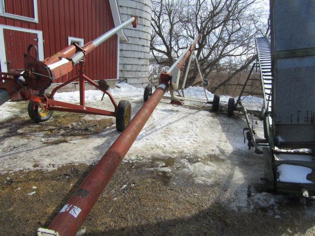 Farm King 7 Inch X 51 Ft. Auger with Electric Motor