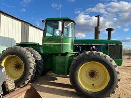 1610-A. 562-1499 John Deere 8440 4WD Tractor, Quad Range, 4 HYD, 3pt, PTO, 18.4-38 Hub Duals,