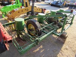 1533. 387-893. JD 4 ROW WIDE CORN PLANTER CONVERTED TO 3 POINT HITCH, TAX /