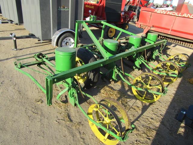 1533. 387-893. JD 4 ROW WIDE CORN PLANTER CONVERTED TO 3 POINT HITCH, TAX /