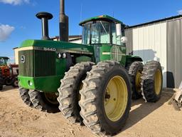 1610-A. 562-1499 John Deere 8440 4WD Tractor, Quad Range, 4 HYD, 3pt, PTO, 18.4-38 Hub Duals,