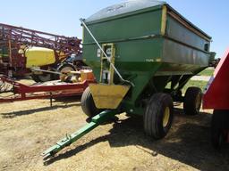 1648. 247-388, J&M 350 BU. GRAVITY BOX ON 13 TON GEAR,EXT. POLE,  16.1 X 16