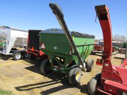 1648. 247-388, J&M 350 BU. GRAVITY BOX ON 13 TON GEAR,EXT. POLE,  16.1 X 16