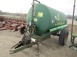 1794. 302-547, BADGER 500 GALLON VACUUM TANK, PTO PUMP, TAX / SIGN ST3