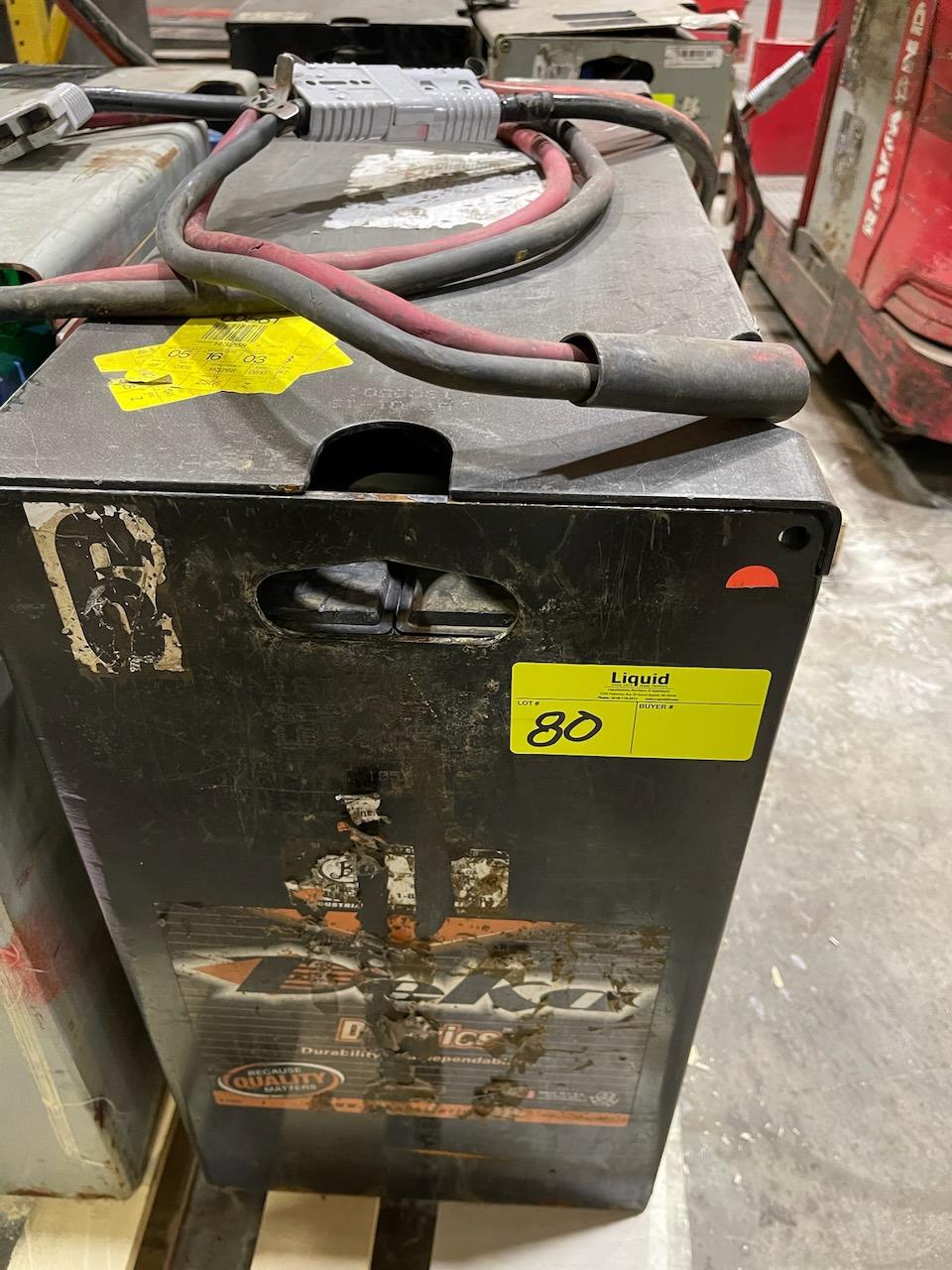 Forklift Battery - 24 Volt - Deka D-Series