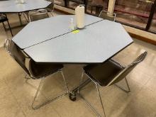 Table - 5' Folding Rollaway Octagon Fold-N-Roll 29"