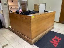 Security Reception Desk - 42"x96"x78" (HxWxD)