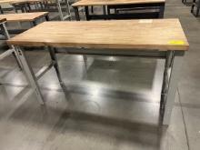 Butcher Block Work Bench