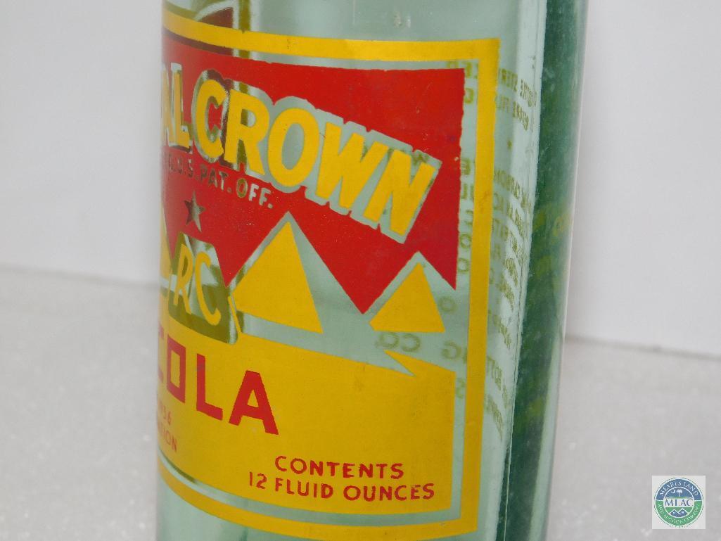 RC Royal Crown Cola 12 oz Empty Duraglass