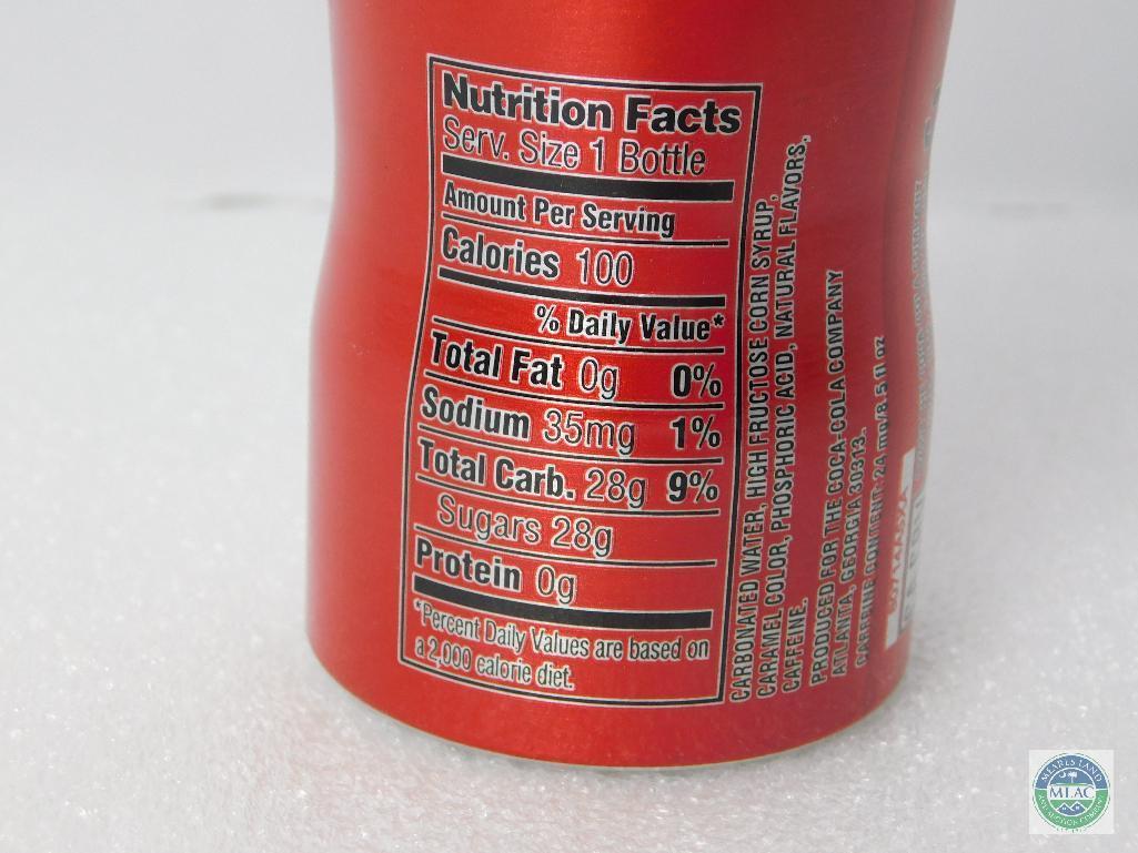 Coca-Cola Metal Bottle Full 8.5 oz