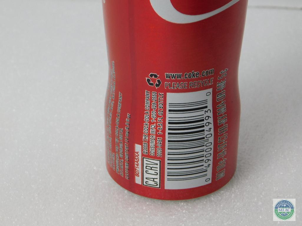 Coca-Cola Metal Bottle Full 8.5 oz