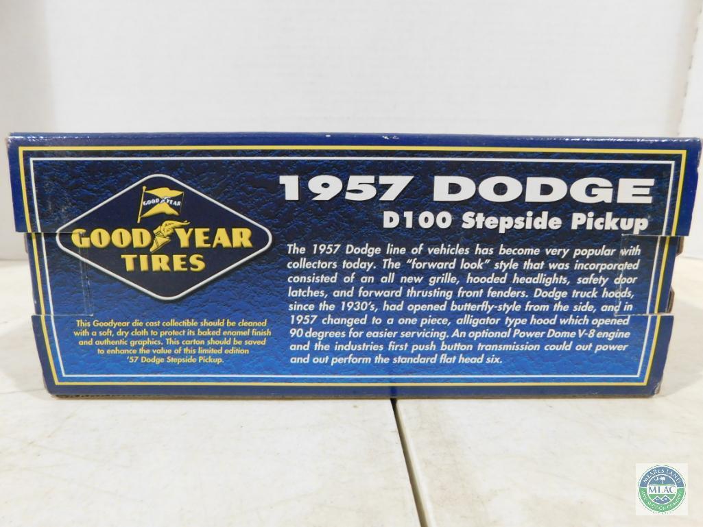 Goodyear Model 1957 Dodge Stepside Pickup Truck Bank