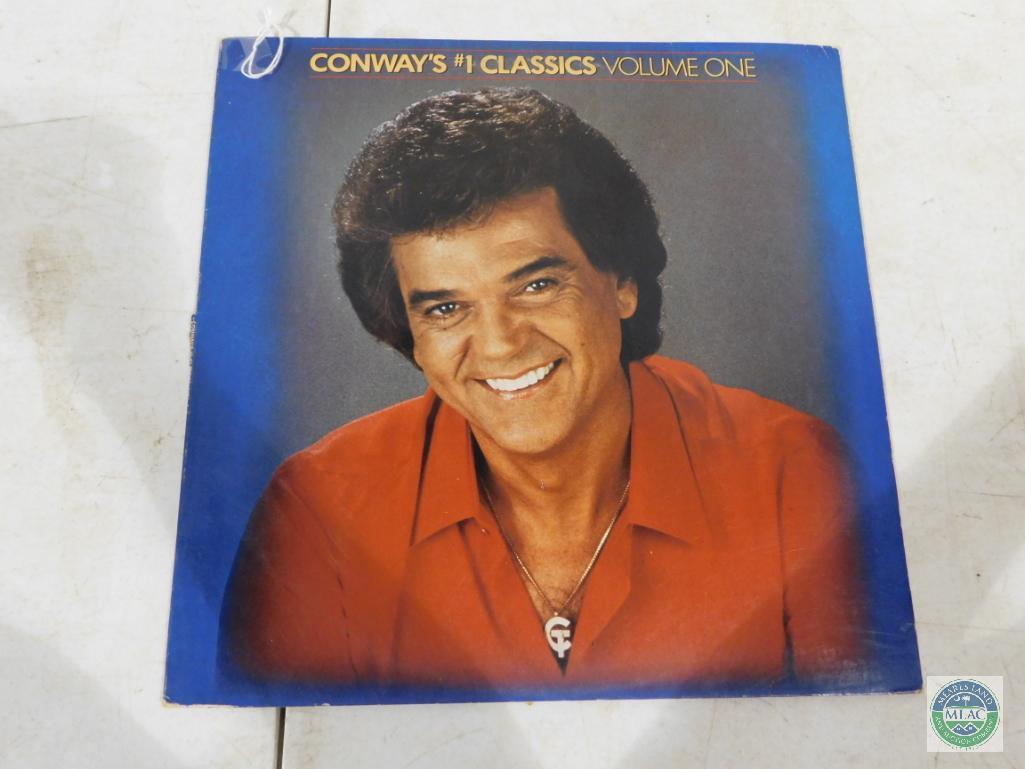 Lot Vintage LP Records Conway, Aquarius, Bobby Vinton +
