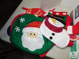 Lot Santa Pants Hats & Stockings New & Used Items