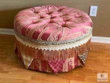 Custom Made Upholstered Ottoman - 31 x 18
