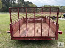 7 x 10 Single Axle Utility Trailer - NO TITLE