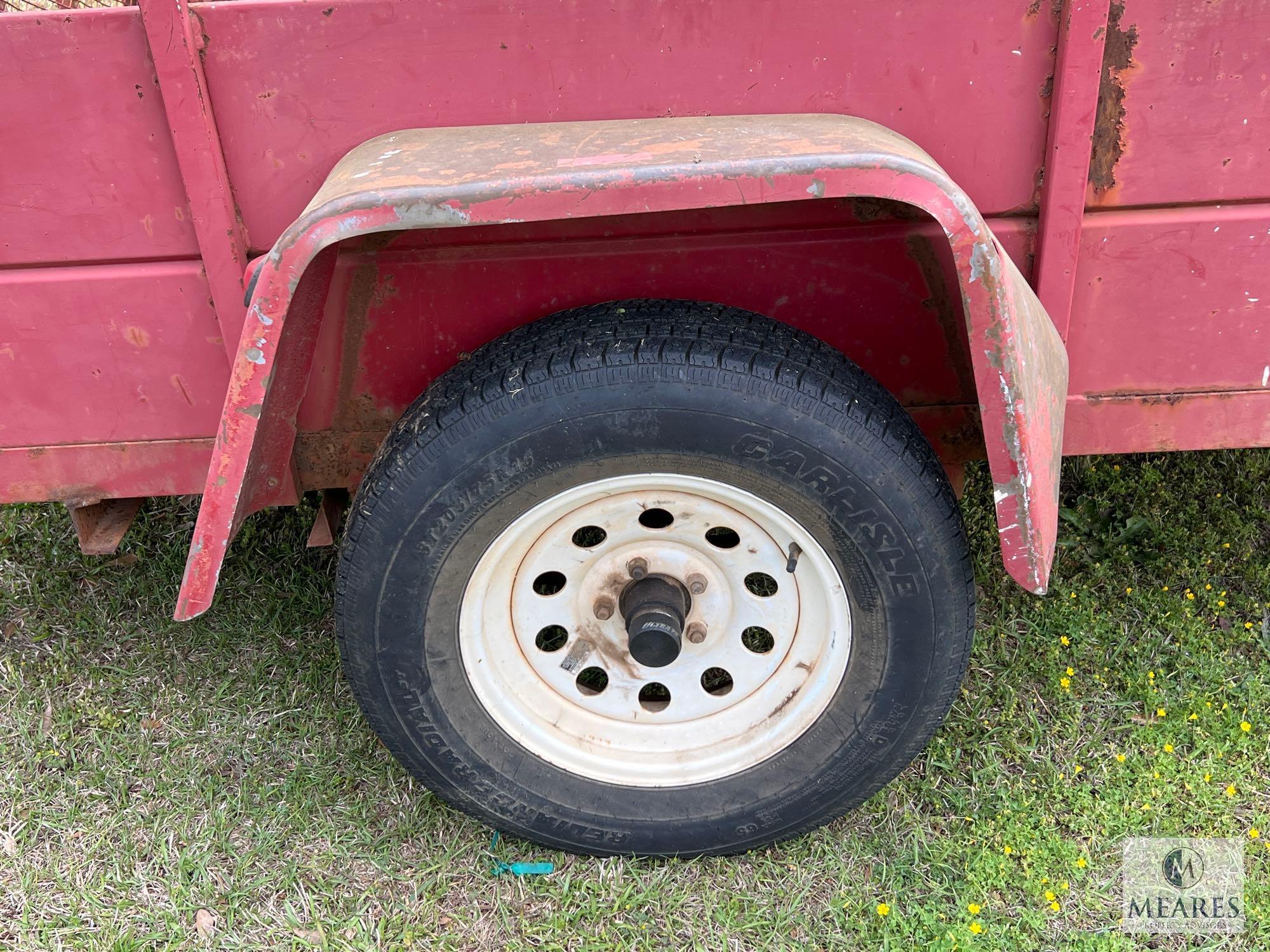 7 x 10 Single Axle Utility Trailer - NO TITLE