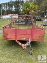 7 x 10 Single Axle Utility Trailer - NO TITLE