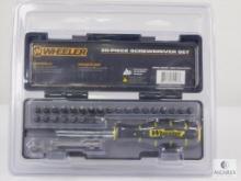 New Wheeler 30-piece Precision Gunsmith Screwdriver and Bit Set in Hard Case