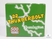 500 Rounds Remington Thunderbolt .22LR Ammunition - 40-grain