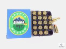 20 Rounds Sierra .380 ACP Self Defense Ammo. 90 Grain Hollow Point