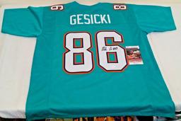 Mike Gesicki Autographed Signed NFL Football Jersey Miami Dolphins XL Custom JSA PSU Penn State