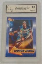 2003 Rookie Review LeBron James RC #59 GRADED GEM MINT 10 RC Cavaliers Heat Slabbed