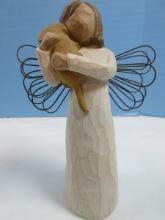 Willow Tree Demdaco "Angel of Friendship" Folk Art Resin 5 1/4" Sculpted Figurine Designer