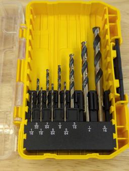 DEWALT MAX IMPACT Black and Gold Twist Drill Bit Set (10-Piece), Appears to be New Retail Price