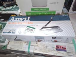 Anvil 12 in. Luxury Vinyl Tile (LVT) Cutter, Retail Price $62, Appears to be Used in Open Box, What