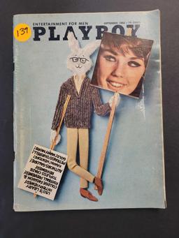 ADULTS ONLY! Vintage Playboy Sept. 1966 $1 STS